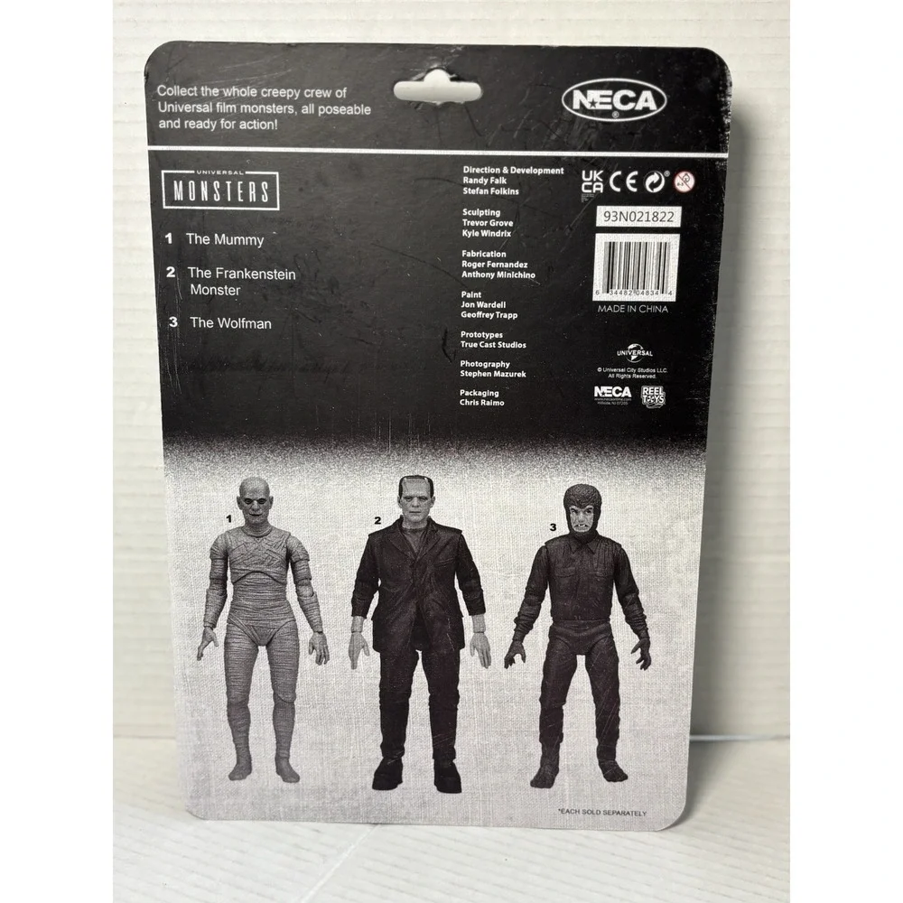 NECA Frankenstein Action Figure 2022 Glow‎ In The Dark Universal Monsters NEW
